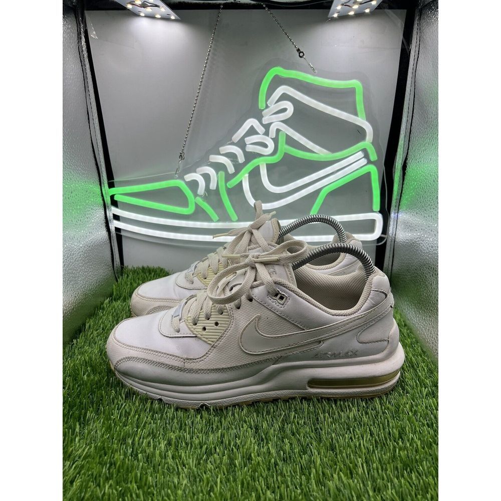 Nike Air Max Wright LTD Shoes Mens Size 7Y Triple White Wmns 8.5‎ 317934-111